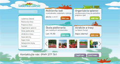 Desktop Screenshot of lodenicazalesie.sk