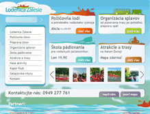 Tablet Screenshot of lodenicazalesie.sk